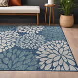 Outdoor Rug 5x7 Modern Exotic Tropical Leaf Area Rugs for Indoor and Outdoor Patio