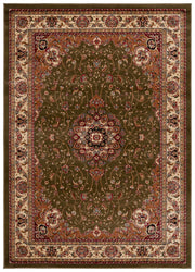 SAFAVIEH Lyndhurst Collection Area Rug - 10' x 14', Sage & Ivory, Traditional Oriental Design, Non-Shedding & Easy Care, Ideal for High Traffic Areas in Living Room, Bedroom (LNH329B)