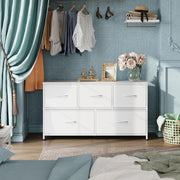 Dresser for Bedroom with 5 Drawers, Wide Chest of Drawers