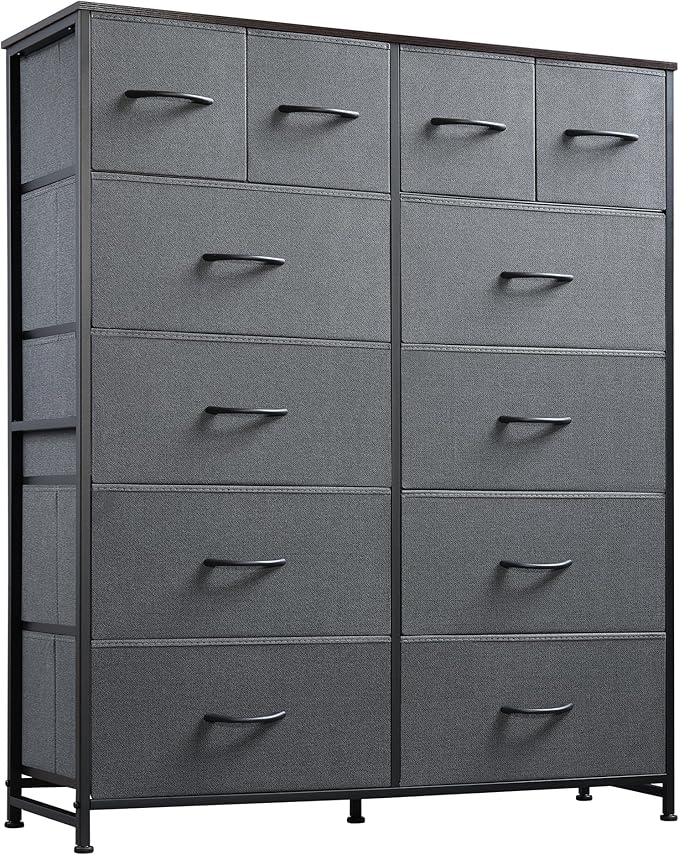 Tall Dresser for Bedroom with 12 Drawers