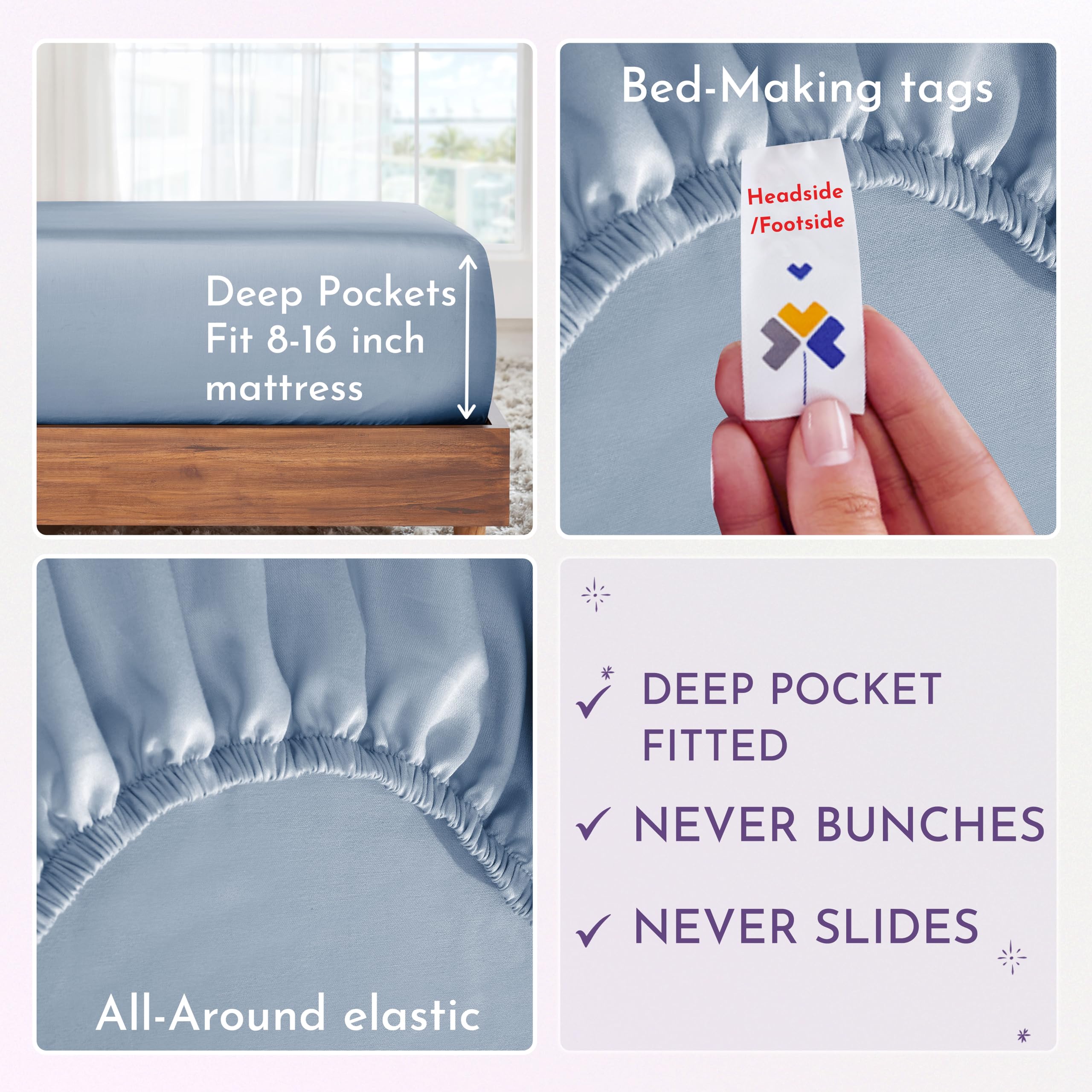 1000 Thread Count Queen Size Sheet Set