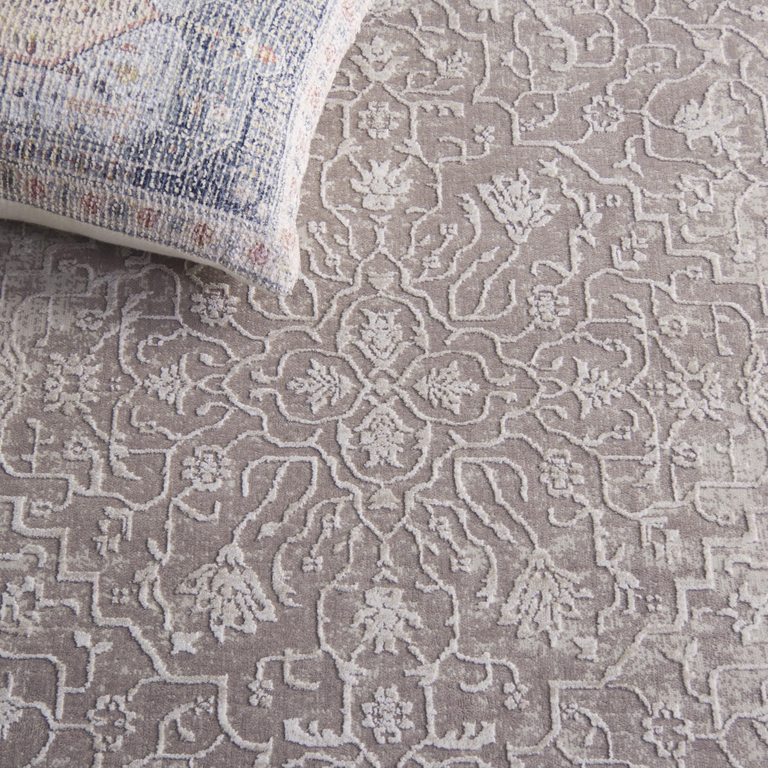 SAFAVIEH Area Rug 9x12 - Reflection Collection - Large - Beige & Cream, Non-Shedding & Easy Cleaning, Ideal for Living Room, Bedroom, Dining Space (RFT670A)