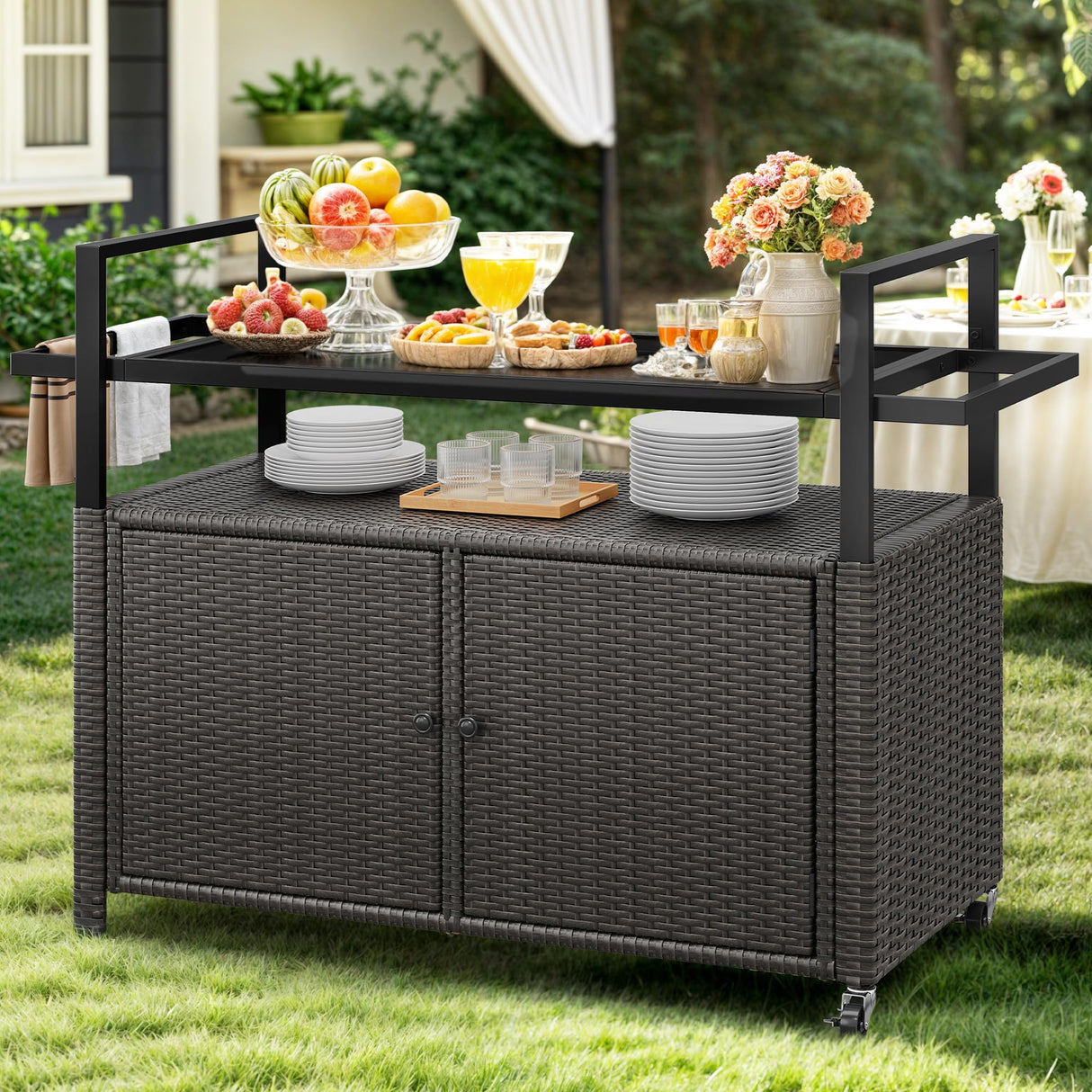 Outdoor Storage Cabinet, Outdoor Storage Cart