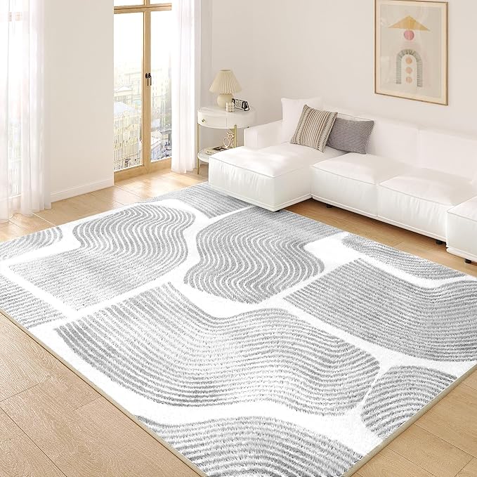 Zen Garden Area Rug - Ultra Soft Area Rug 3x5, Non Slip, Stain Resistant Living Room Rug,