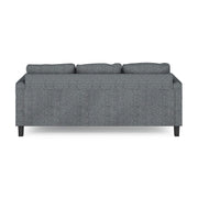 Bayonne Modern Upholstered 3-Seater Sofa Couch for Living Room, Gunmetal