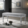 Salines Upholstered Turned Leg Dining Bench