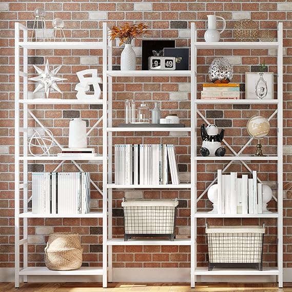 5 Tiers Industrial Bookshelf