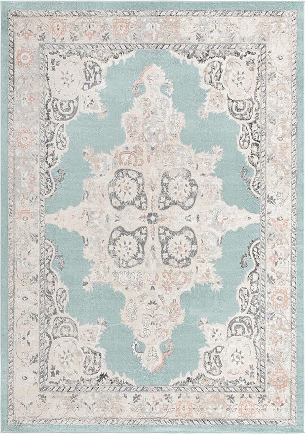 Parker Collection Area Rug 10' x 14' Rose