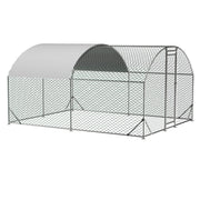Large Chicken Coop,Walk-in Poultry Cage,Chicken Run with Waterproof Cover