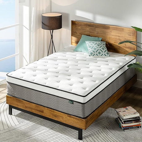 12 Inch True Support Hybrid Mattress [New Version], King, Fiberglass Free,