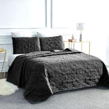 3 Pieces Quilt Set Queen/Full Size with 1 Quilt and 2 Pillow Shams