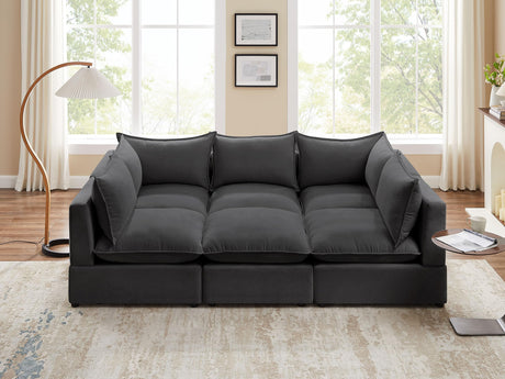 Modular Sectional Sofa, 6 Seater Sleeper Sectional Sofa Modular Sectional