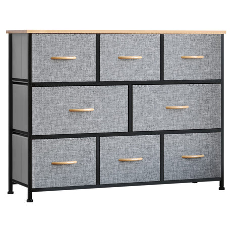 Drawer Dresser, 3-Tier Fabric Chest of Drawers, Storage Tower Organizer Unit