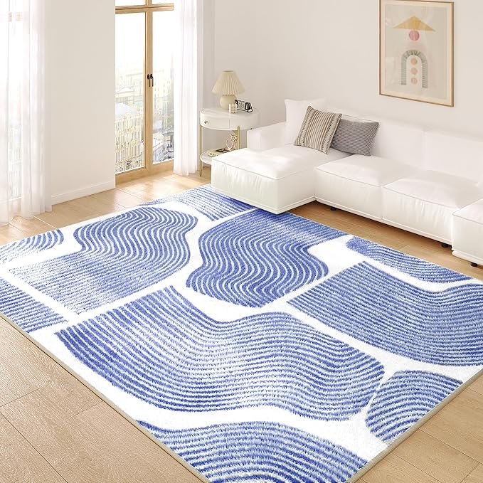 Zen Garden Area Rug - Ultra Soft Area Rug 3x5, Non Slip, Stain Resistant Living Room Rug,