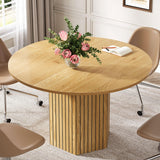 Conference Table, Modern Meeting Table for 4-6 People, 47-Inch Wood Business Office