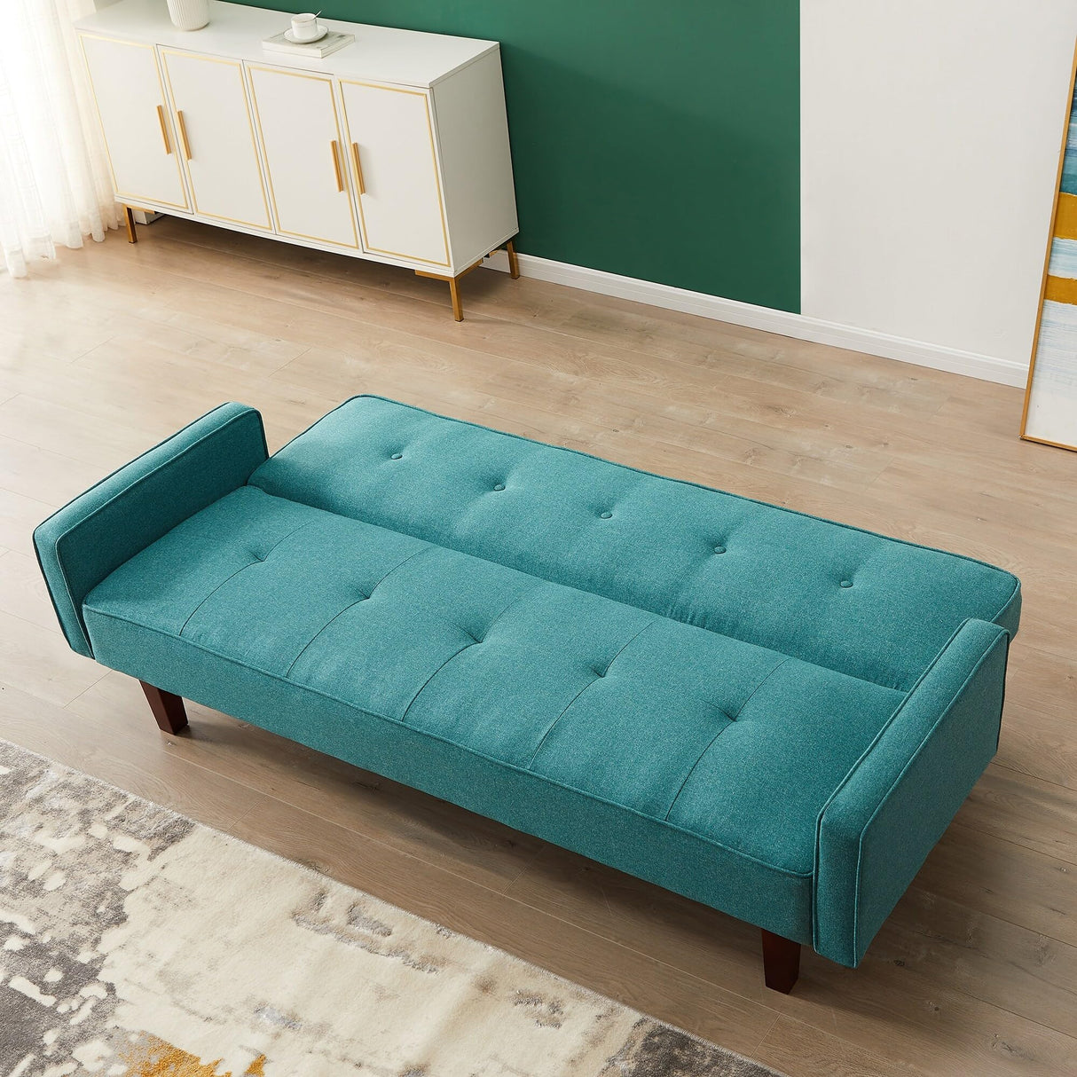 Comfortable Sofa Bed Green