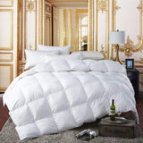 All-Season Queen Size Luxury Siberian Goose Down Comforter Duvet Insert 1200 Thread