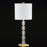 JYL5001A-SET2 Set of 2 Table Lamps Claire 28.5" Crystal LED Table Lamp