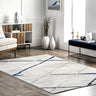 Contemporary Thigpen Large Area Rug, 9' x 12', Dark Grey