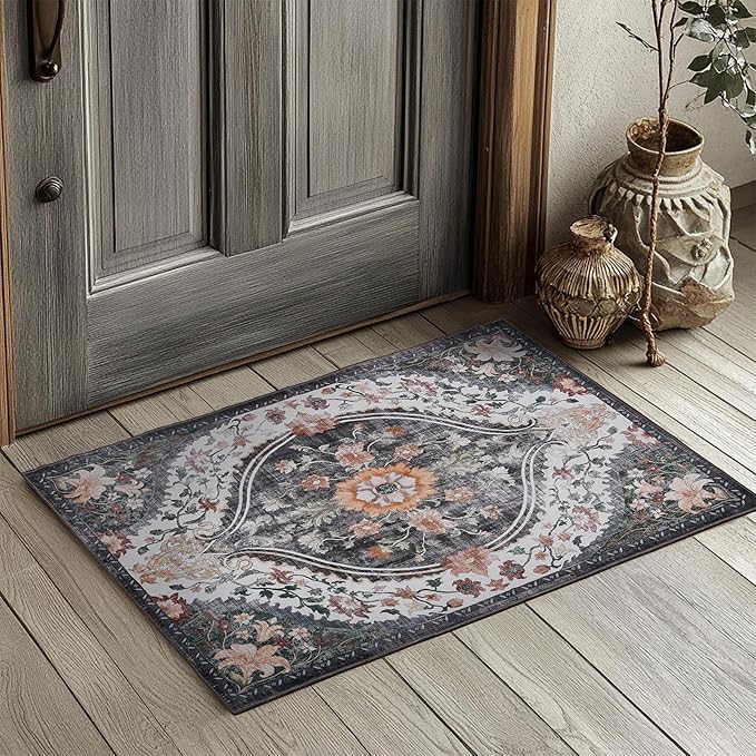 Ruggables Washable Rugs 8x10 Area Rugs for Living Room Washable Vintage Boho Rugs