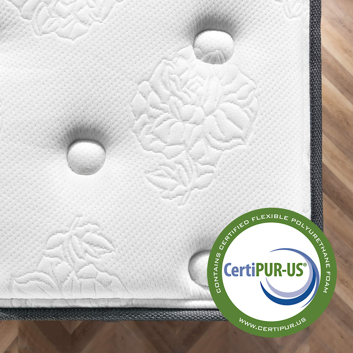 10 Inch Comfort Support Cooling Gel Hybrid Mattress, Full, Tight Top Innerspring Mattress