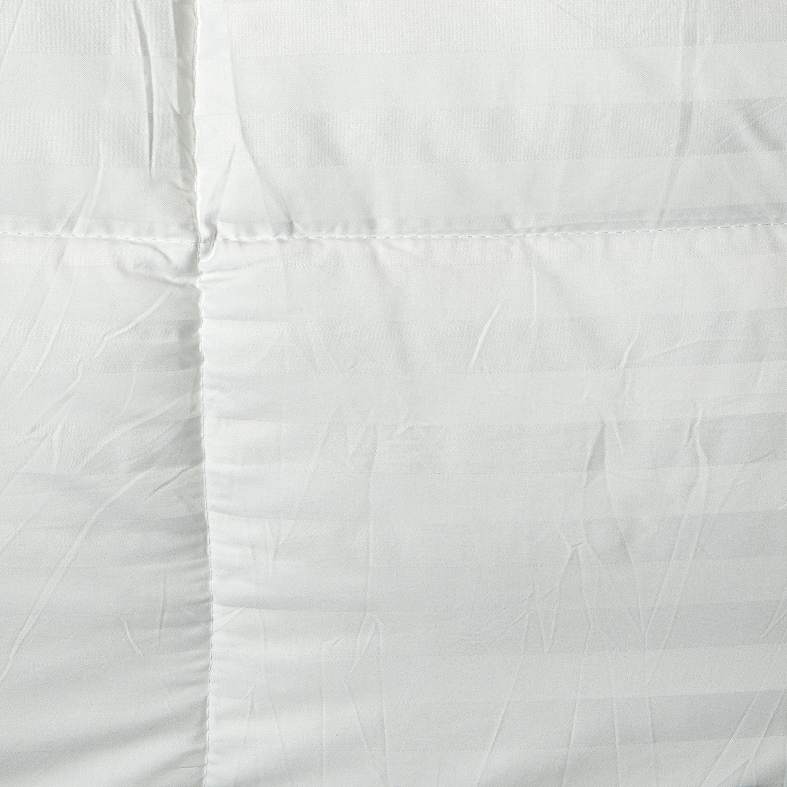 350 Thread Count Cotton Damask Down Alternative Comforter, Twin, White
