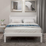 Queen Size Platform Bed Frame with Headboard