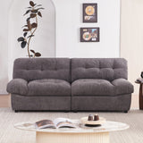 80" Chenille Cloud Deep Seat Couch Loveseat for Living Room, Modern Sofa Couch