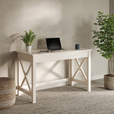 Writing Desk - Work Desk with X-Pattern Legs - for Office, Bedroom, Computer