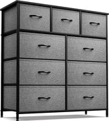 Dresser with 9 Drawers - Furniture Storage Chest Tower Unit for Bedroom, Hallway