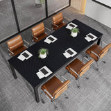 6.5 FT Conference Room Table, 78.74" W x 27.56" D Large Office Conference Table