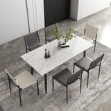 62.9'' to 94.4'' Extendable Dining Tables for 6 to 10 - New sintered Stone Material