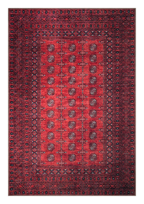 Machine Washable Area Rugs with Non-Slip Backing, Ideal for Hallway, Living Room,