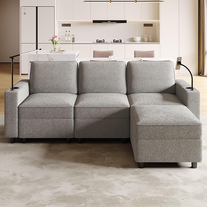 Modular Sectional Sofa,Multifunctional Single Sofa for Living Room with Storage