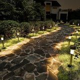 Outdoor Lights Pathway, Stainless Steel Solar Lights