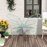 50 Inches Outdoor Bench, Garden Bench with Sturdy