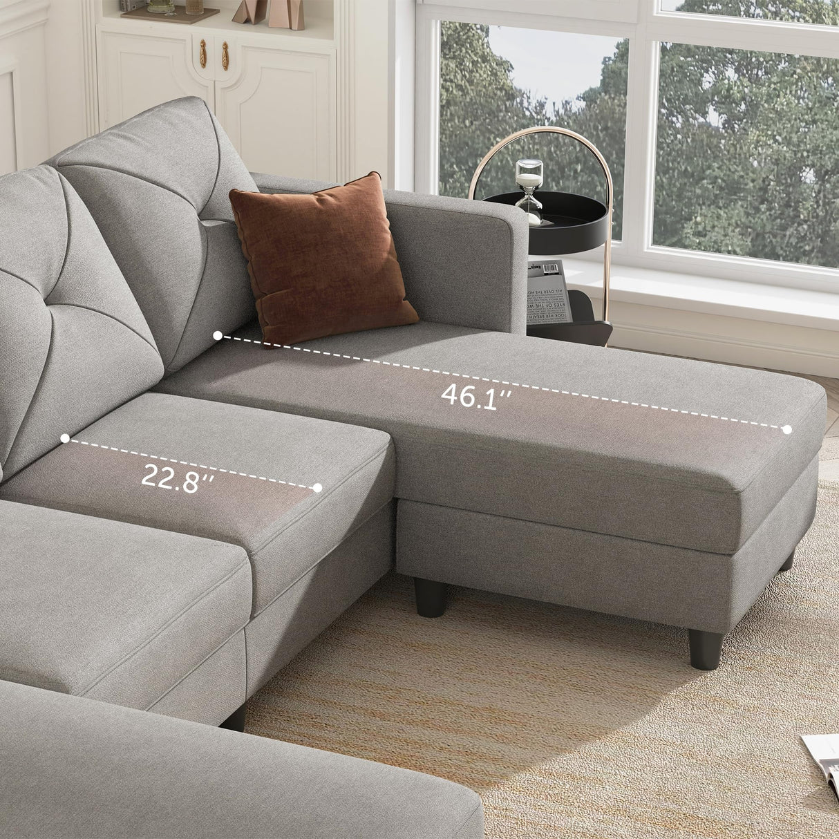 U Shaped Sectional Couch Convertible Sectional Couch