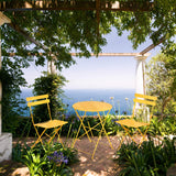 3-Piece Bistro Set Folding Outdoor Furniture Sets with Premium Steel Frame Portable Design