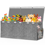 Extra Large Toy Box, Toys Chest for Toddlers with Lids, Collapsible Toy Storage Organizer,