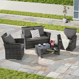 Patio Furniture Set 4 Pieces of Outdoor Furniture