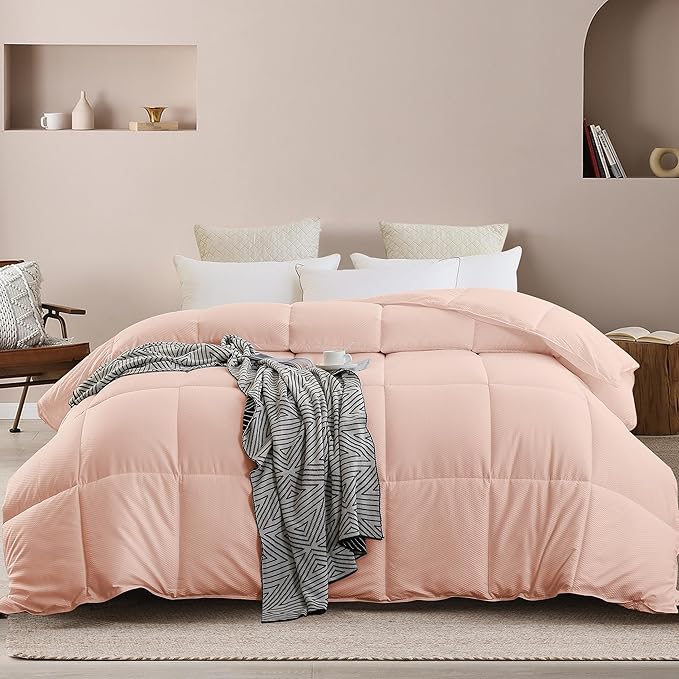 Queen Comforter Duvet Insert White, All Season Down Alternative Comforter, Ultra Soft