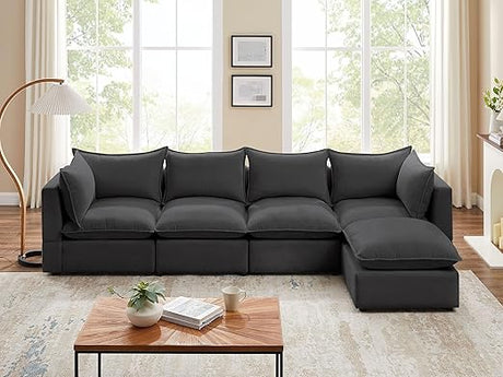 Modular Sectional Sofa, 6 Seater Sleeper Sectional Sofa Modular Sectional