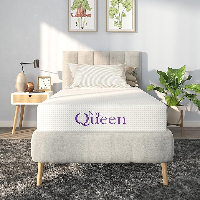 8 Inch Queen Size Mattress, Bamboo Charcoal Memory Foam Mattress, Bed in a Box