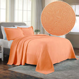 2 Piece Celtic Circles Cotton Bedspread Set, Decorative Bed Spread, Home Bed Decor