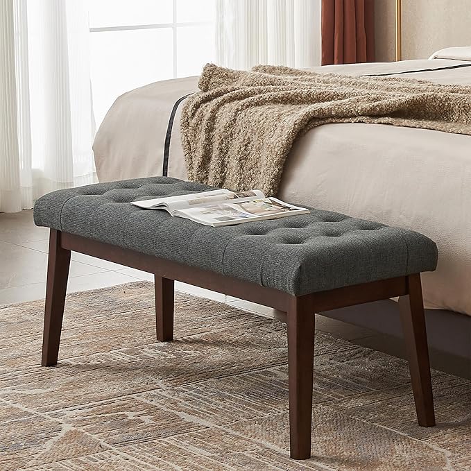 Upholstered Entryway Bench, Bedroom Bench End of Bed, Dining Bench