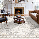 Area Rug 9x12, Washable Area Rugs 9x12 Living Room, Large Rugs for Bedroom