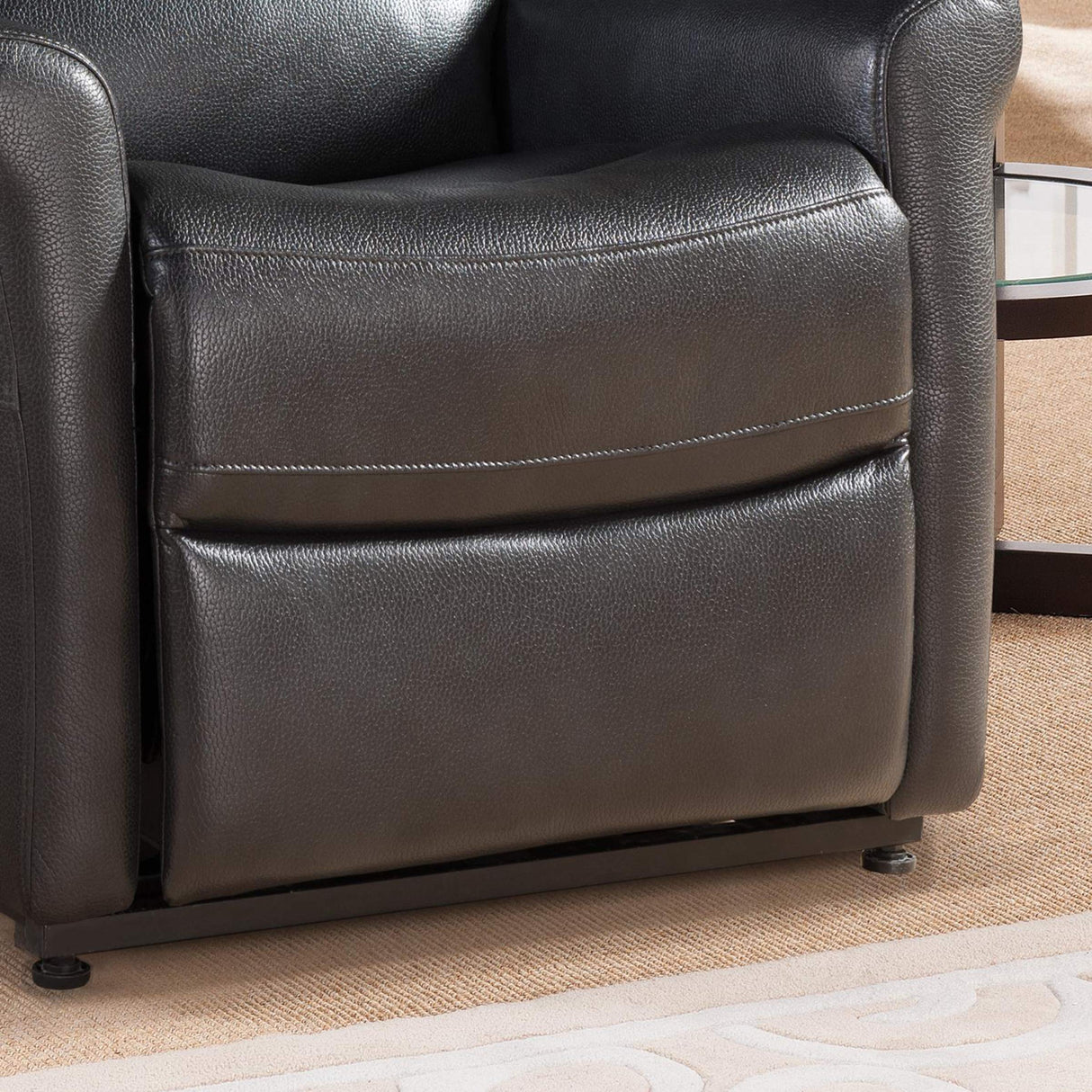 Eli Collection Modern Electric Leather Recliner Chair with Gentle Lower