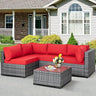 Outdoor Patio Furniture Sets, Wicker Patio sectional Sets 3-Piece