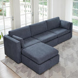 Oversized Modular Sectional Fabric Sofa set, FSC Certified Extra Large L Shaped Couchl