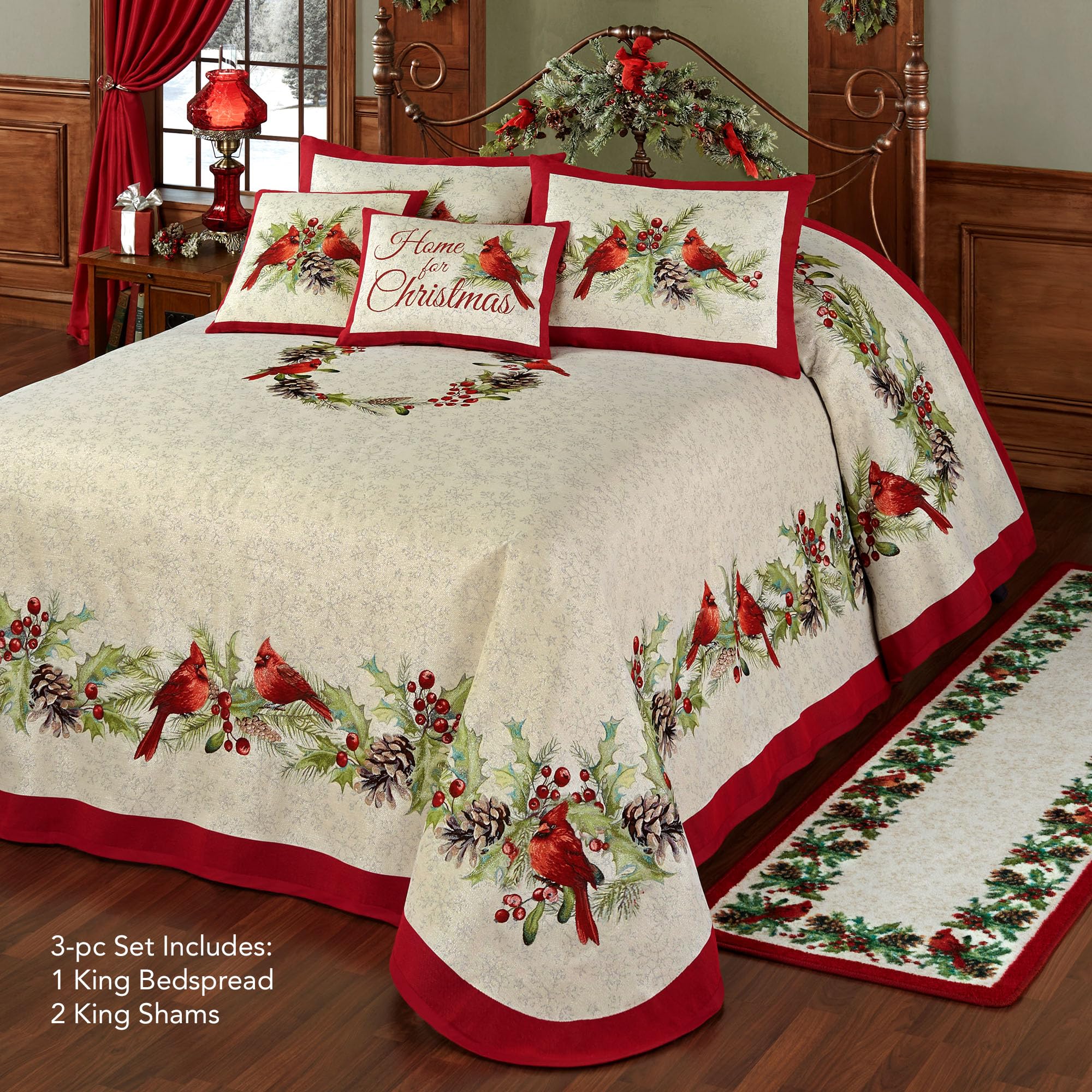 Winterhaven Luxury Holiday Bedding Set - 3 Piece King